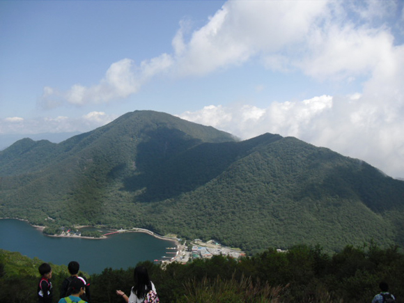 赤城山:山頂の眺め