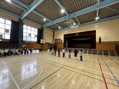 六年生送る会の練習