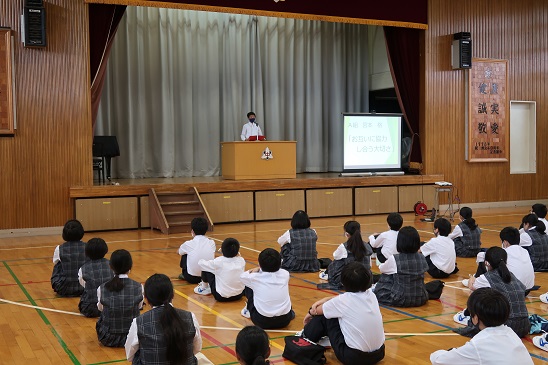 意見発表会1年生 西東京市立田無第二中学校ホームページ