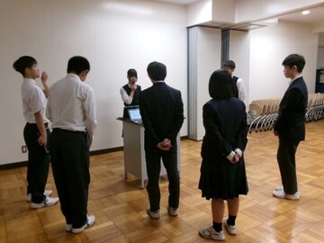 生徒会朝礼