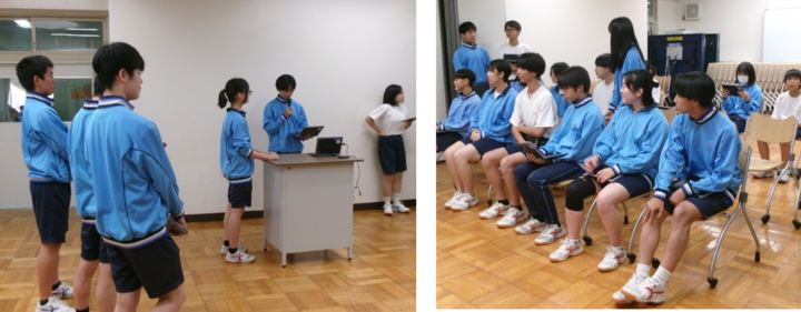 クラス目標発表